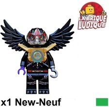 LEGO Figürchen Minifig Chima Razar Pearl Gold Rüstung Vogel Schwarz Rabe loc042