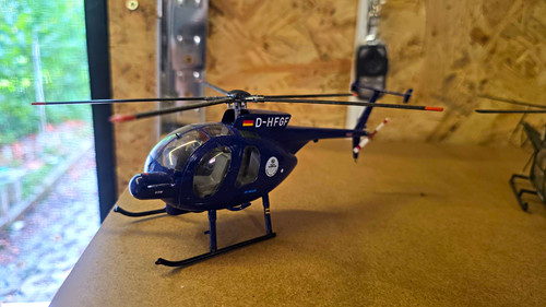 Hughes 500 fertigmodell gebaut - hughes,