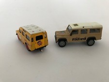 2 Modellautos SOLIDO  Land  Rover  109, 1:43, Circus + Defender 110 beige