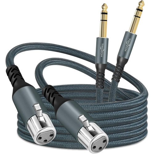 Xlr buchse auf - buchse, 6,35