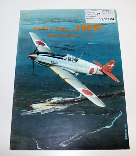 Modellbaubogen kawasaki - 1:33,