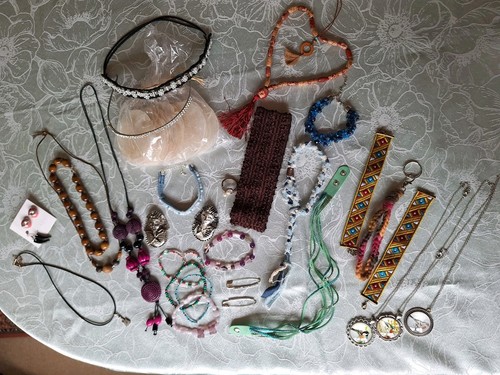 Modeschmuck konvolut tlg - modeschmuck, 31-tlg