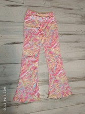 Schlaghose Gr 134/140 bunt gemustert mit elastischem Bund 