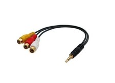 CBF SIGNAL AV ADAPTER AUSGANGSKABEL FÜR PANASONIC TC-P50GT30 3D PLASMA TV