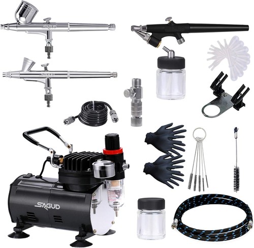 Airbrush set metall 0 8mm - airbrush,
