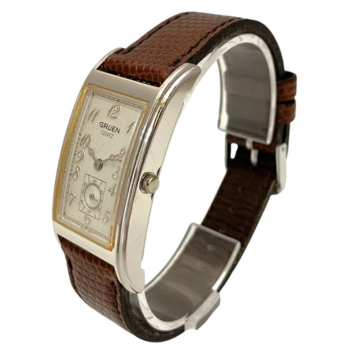 Gruen uhr curvex silber - gruen,