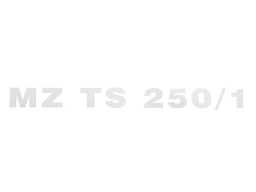 Schriftzug mz ts - (folie), "mz