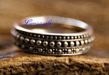 Silberring 925 Indisches Design Massiv Grösse 58