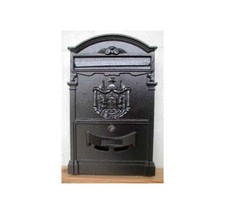 Antik Style Wand Briefkasten Nostalgie Post Kasten Alu Brief Kasten  - Bronze