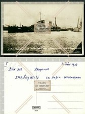 Foto S.M.S. Seydlitz im Hafen