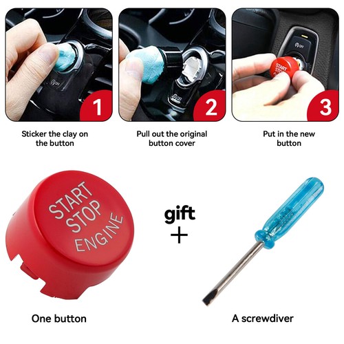 Start stop knopf rot - de,
