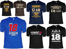 T-Shirt 18.Geburtstag - Geschenk zum 18.Geburtstag - coole Sprüche T-Shirt 18
