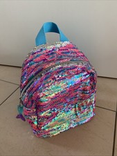 Top Model Pailetten Rucksack, wie neu