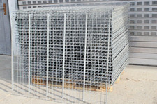 Drahtgitterauflage Palettenregal Regal Gitter verzinkt 110x134cm Regalauflage