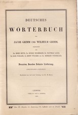 Deutsches Wörterbuch von
