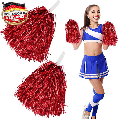 Cheerleader pompons set - cheerleader,