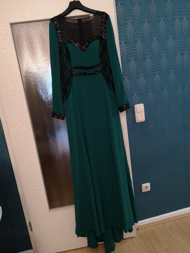 Langärmliges abendkleid - langärmliges,
