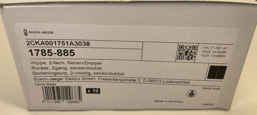 10x busch jaeger serienwippe - 10x,