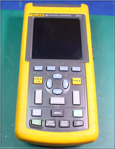 Fluke 123 scopemeter 20mhz - fluke,
