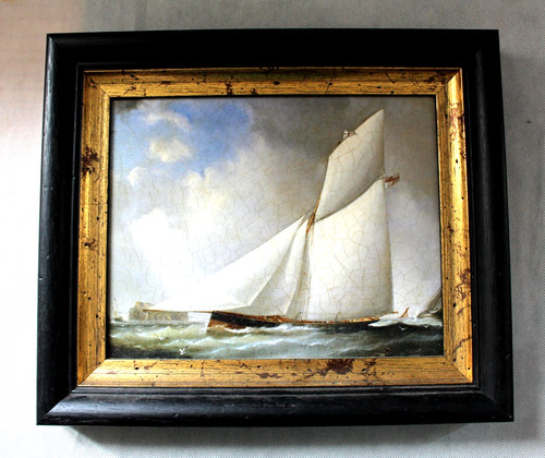 Bild segelschiff 28x33 - bild,