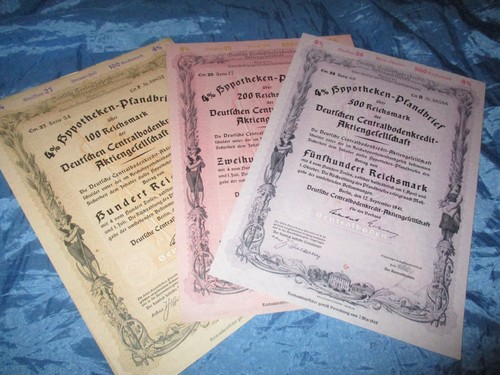 Historische wertpapiere - historische,