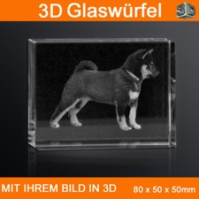 R80 Glas 3D Laser Gravur Foto