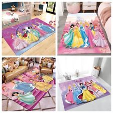 Neu Kinderteppich 3D Disney Prinzessin Teppich Mädchen Teppich Fußmatte Türmatte