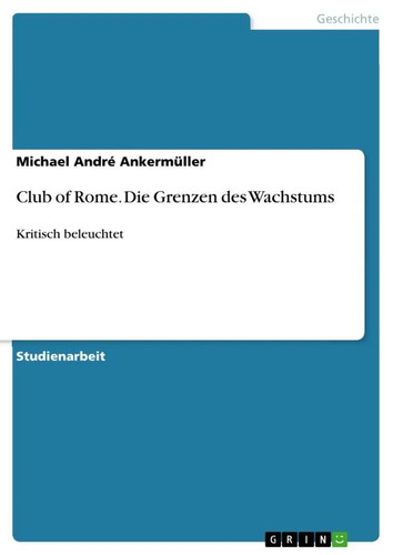 Club rome die grenzen des - club, of