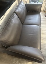 Neuwertige Ledercouch von Frommholz