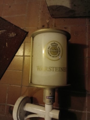 Warsteiner wandlampe - warsteiner,