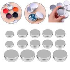 Aluminium Zinn Gläser Kosmetik Schraubdeckel Behälter Lippenbalsam Dose Boxen