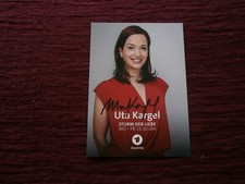 Autogramm-Karte "Uta Kargel" in: Sturm der Liebe
