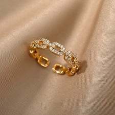 Modischer 18K Gold und Diamant