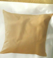 IKEA SANELA Kissenbezug goldbraun 50x50cm Kissenhülle Reißversch.BW Samt Kissen