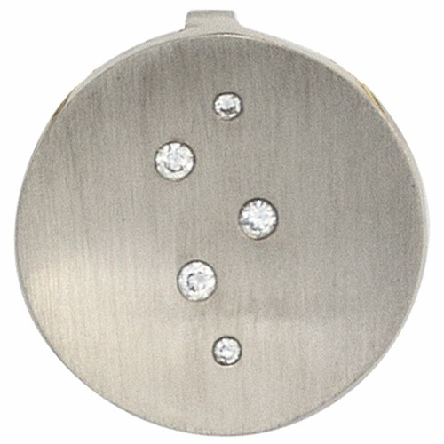 Anhänger 3mm aus 950 - 15,3mm,