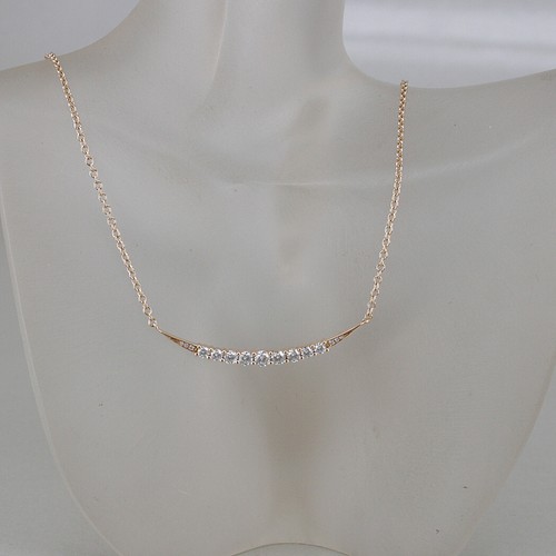 Collier 750 18k rotgold mit - collier, 750/18k
