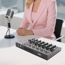 7-Kanal-Professionelles Audiomischpult Mischpult Mixing Console Audio Mixer DJ