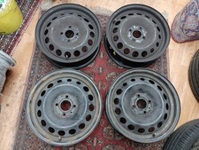 4 Stahlfelgen Renault Twingo III 5x15 ET38 VA/ 5,5x15 ET36 HA Mit RDKS Ventilen