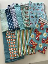 Stoffpaket 2 Jersey Blau Lillestoff Lila Lotta Pony Bloom Raritätg ca 2,3kg 