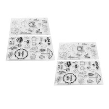 4 PCs Clear Stamps Clear