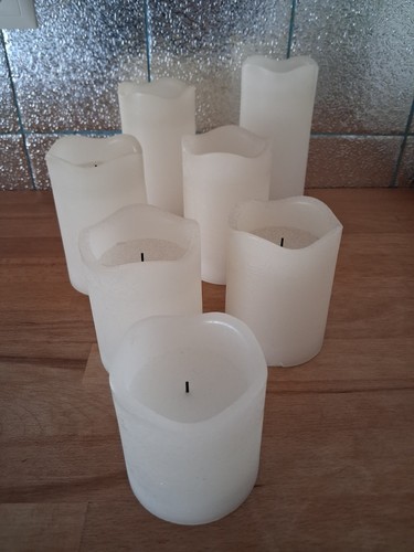 Led kerzen 3er set - kerzen, 3er-set,