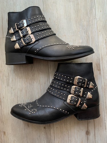 Biker stiefelette mit - stiefelette,