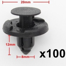 100x Stoßstangen Kotflügel Befestigungs Clips für Mitsubishi PAJERO 0155309321
