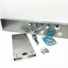 fyheast Hydromassage-Duschsäule, Duschpaneel-Set aus Edelstahl 304 mit