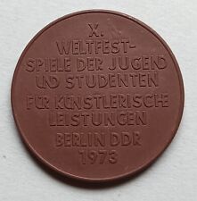 Meißener Porzellan: Berlin X. Weltfestspiele für Künstlerische Leistungen 1973
