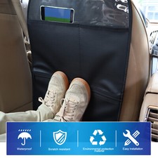 1X Auto Leder Rücksitzschoner