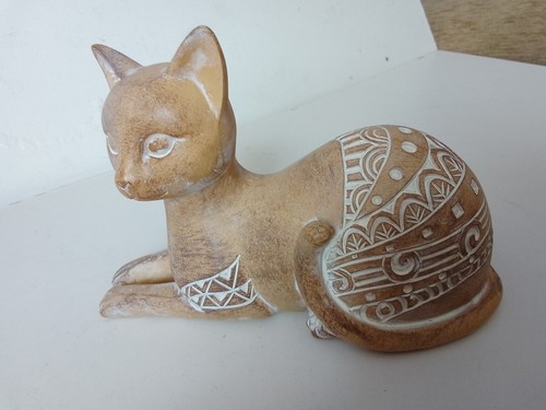 Katze terrakotta - katze,,