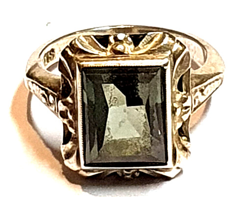 Vintage ring silber 835 mit - vintage,