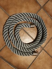 Handlaufseil 30mm, grau,  2,15m lang, mit Edelstahlendkappen