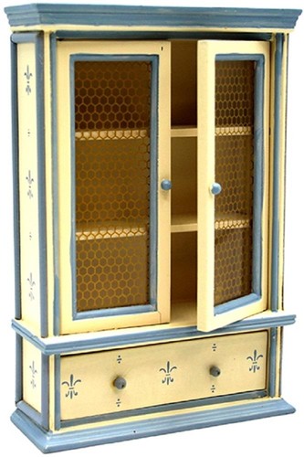 Puppenstube creme blau - &,